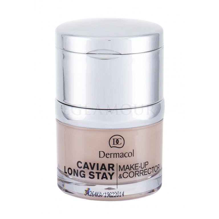 Dermacol Caviar Long Stay Make-Up &amp; Corrector Podkład dla kobiet 30 ml Odcień 1 Pale