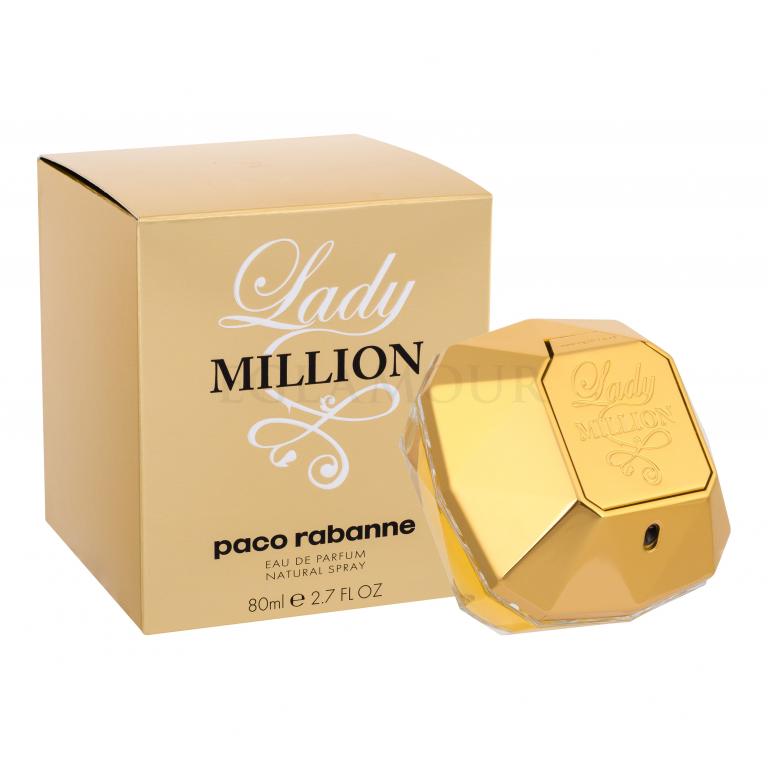 Paco Rabanne Lady Million Woda perfumowana dla kobiet 80 ml Uszkodzone pudełko