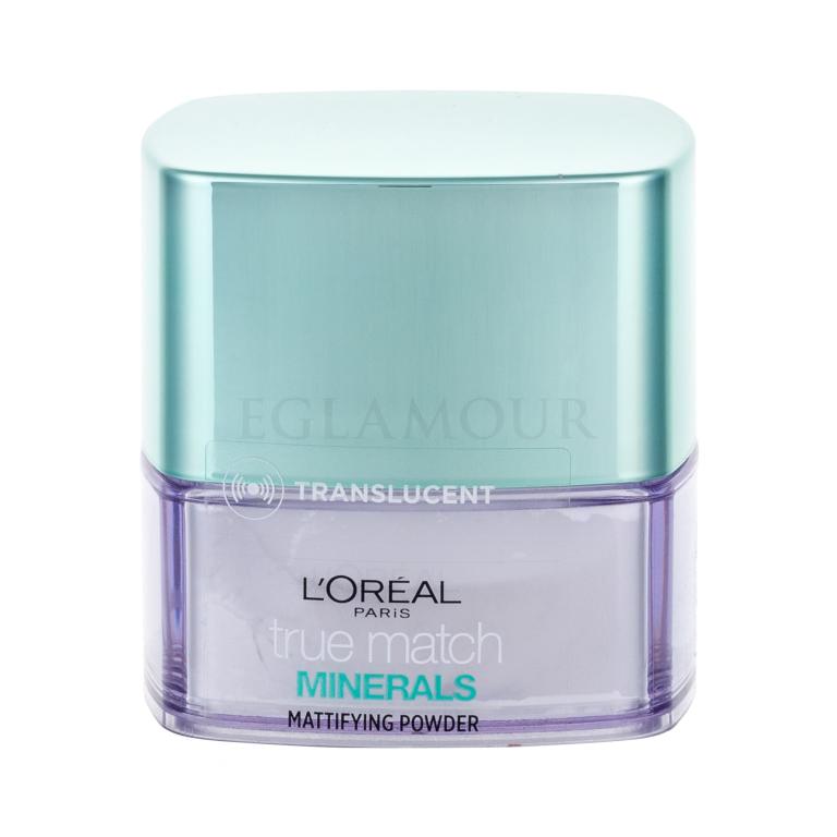 L&#039;Oréal Paris True Match Minerals Puder dla kobiet 10 g Odcień Translucent
