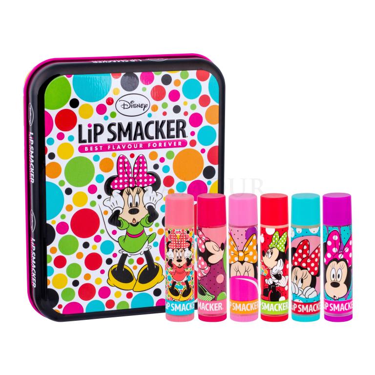 Lip Smacker Disney Minnie Mouse Zestaw Balsam do ust 6 x 4 g + Pudełko