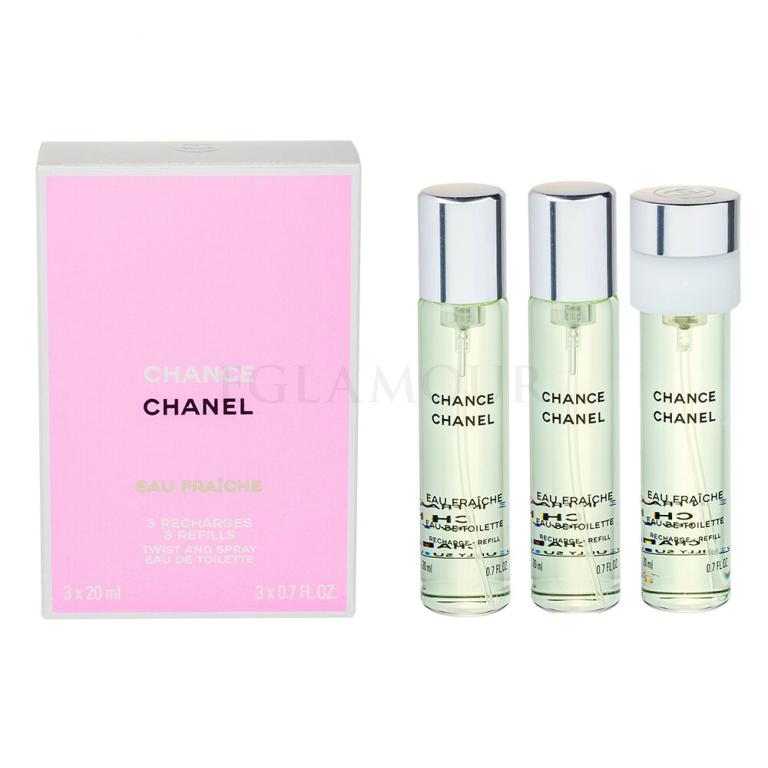 Chanel Chance Eau Fraîche Woda toaletowa dla kobiet Napełnienie 3x20 ml