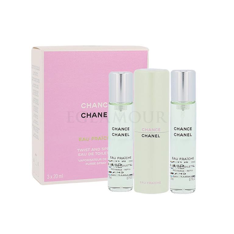 Chanel Chance Eau Fraîche Woda toaletowa dla kobiet Twist and Spray 3x20 ml