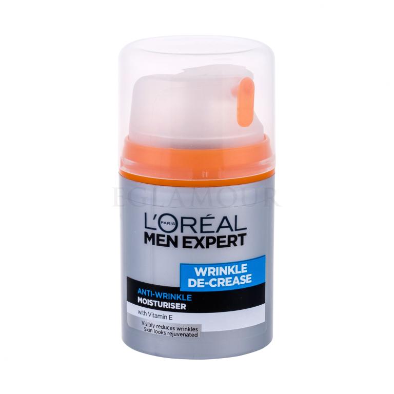 L&#039;Oréal Paris Men Expert Wrinkle De-Crease Krem do twarzy na dzień dla mężczyzn 50 ml