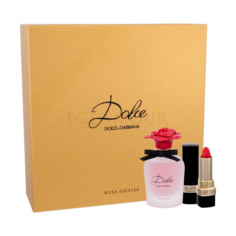 Dolce&amp;Gabbana Dolce Rosa Excelsa Zestaw Edp 50 ml + Pomadka Dolce Matte Lipstick Dolce Flirt 621 3,5 g