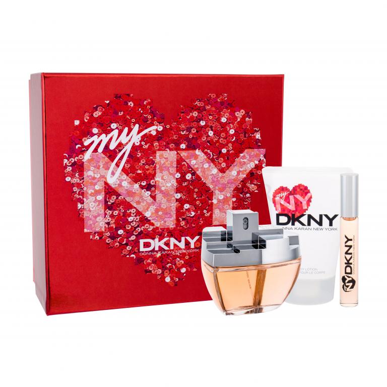 DKNY DKNY My NY Zestaw Edp 100 ml + Mleczko do ciała 100 ml + Edp roll-on 10 ml