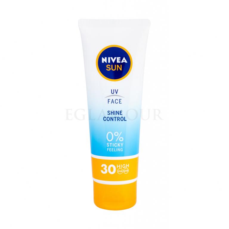 Nivea Sun UV Face Shine Control SPF30 Preparat do opalania twarzy dla kobiet 50 ml