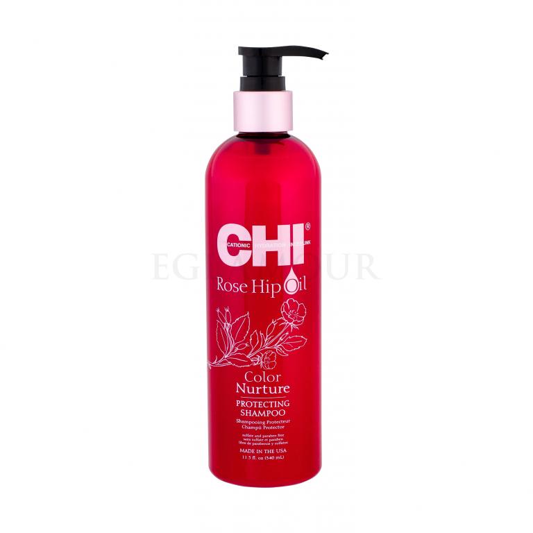 Farouk Systems CHI Rose Hip Oil Color Nurture Szampon do włosów dla kobiet 340 ml