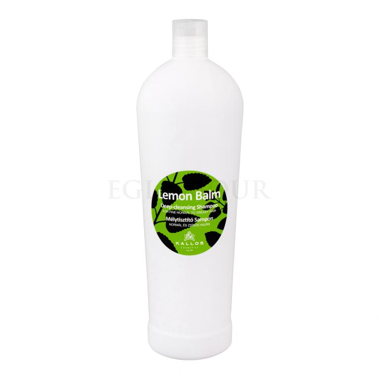Kallos Cosmetics Lemon Balm Szampon do włosów dla kobiet 1000 ml
