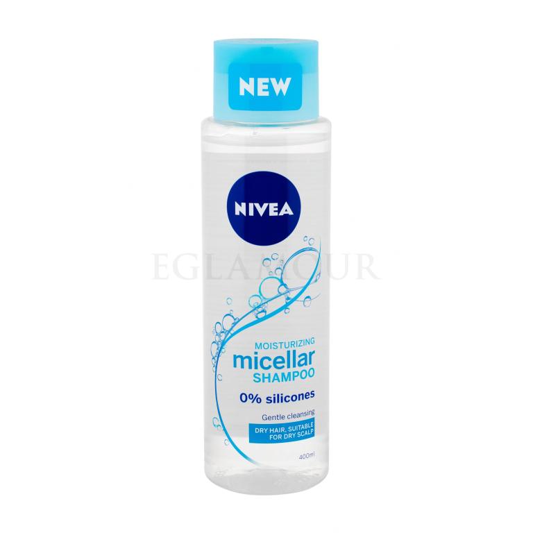 Nivea Micellar Shampoo Moisturizing Szampon do włosów dla kobiet 400 ml