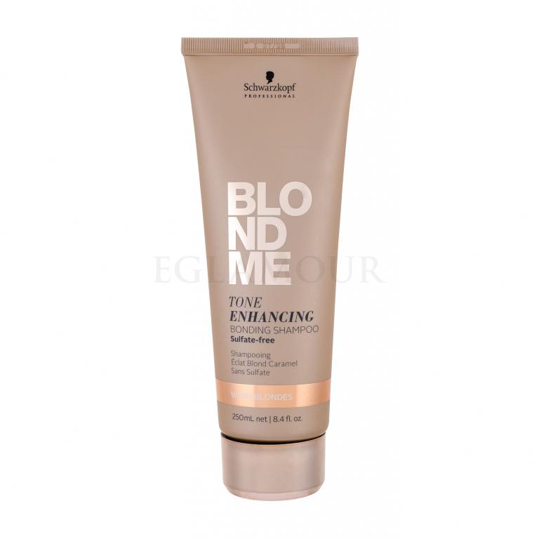 Schwarzkopf Professional Blond Me Tone Enhancing Bonding Shampoo Szampon do włosów dla kobiet 250 ml Odcień Warm Blondes