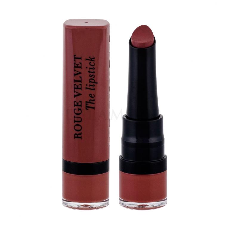 BOURJOIS Paris Rouge Velvet The Lipstick Pomadka dla kobiet 2,4 g Odcień 24 Pari´sienne