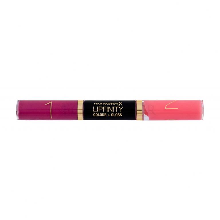 Max Factor Lipfinity Colour + Gloss Pomadka dla kobiet 2x3 ml Odcień 650 Lingering Pink
