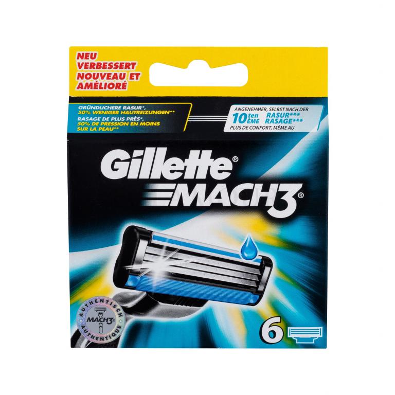 Gillette Mach3 Wkład do maszynki dla mężczyzn 6 szt
