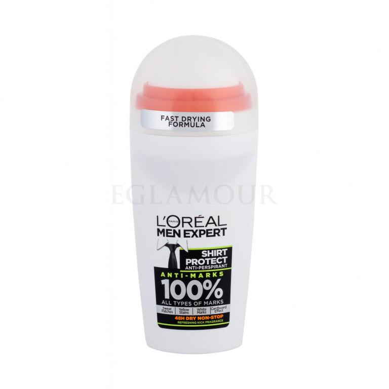 L&#039;Oréal Paris Men Expert Shirt Protect 48H Antyperspirant dla mężczyzn 50 ml
