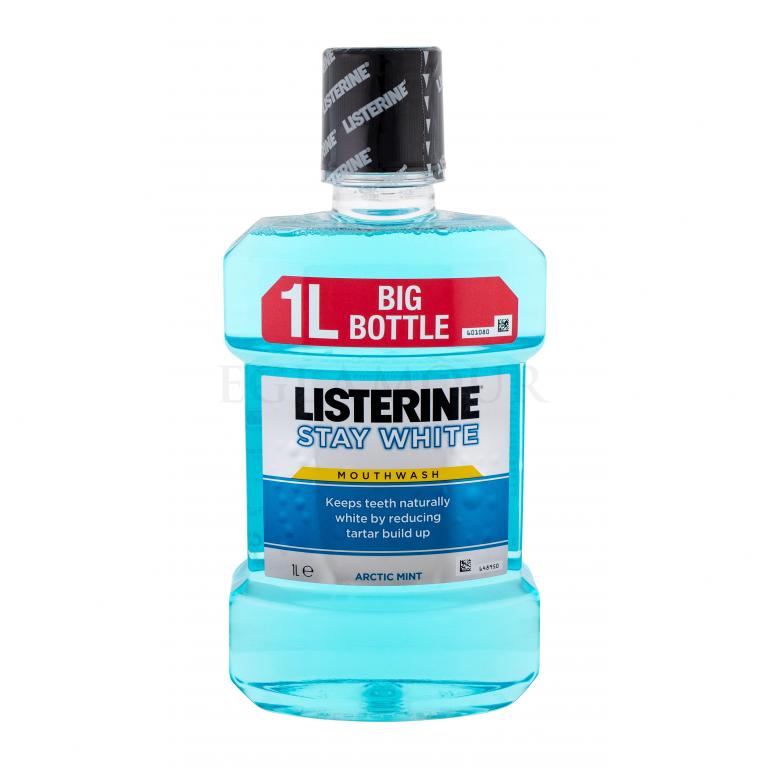 Listerine Stay White Mouthwash Płyn do płukania ust 1000 ml