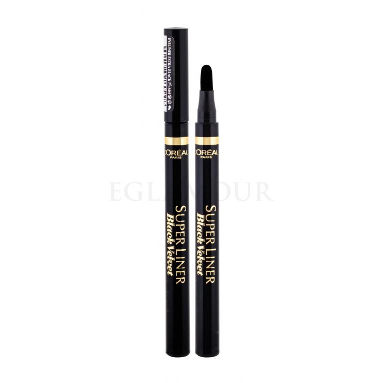 L&#039;Oréal Paris Super Liner Black Velvet Eyeliner dla kobiet 1 g Odcień Extra Black