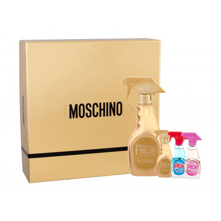 Moschino Fresh Couture Gold Zestaw Edp 50 ml + Edp 5 ml + Edt Fresh Couture 5 ml + Edt Fresh Couture Pink 5 ml