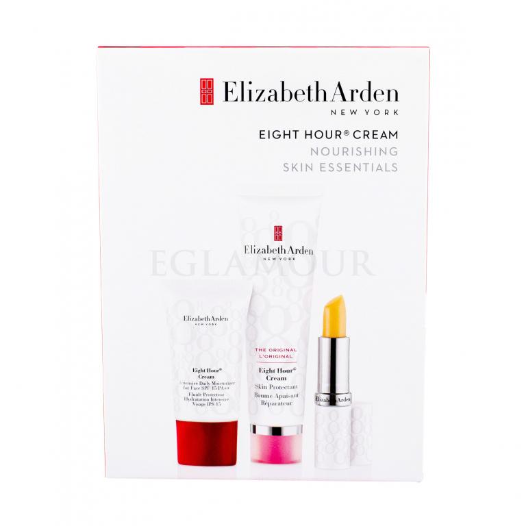 Elizabeth Arden Eight Hour Cream Skin Protectant Zestaw Krem 50 ml + Krem na dzień SPF15 15 ml + Balsam do ust Lip Protectant Stick SPF15 3,7 g