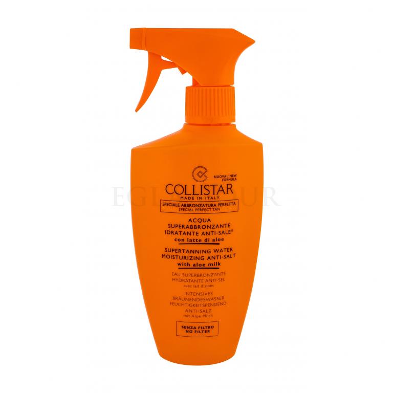 Collistar Special Perfect Tan Supertanning Water Moisturizing Anti-Salt Preparat do opalania ciała dla kobiet 400 ml