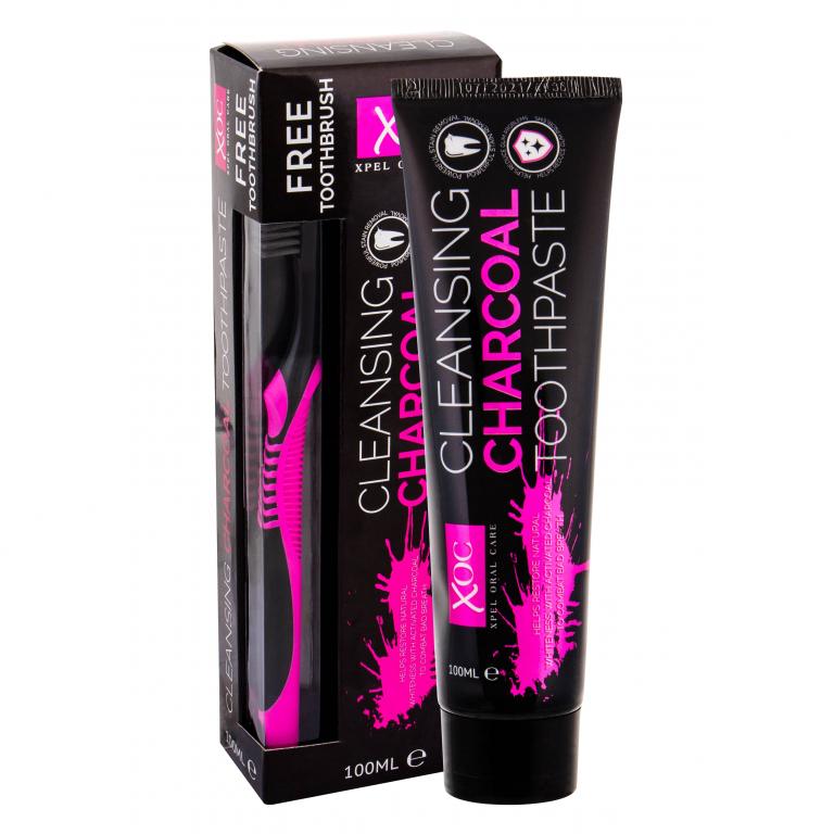 Xpel Oral Care Cleansing Charcoal Pasta do zębów Zestaw