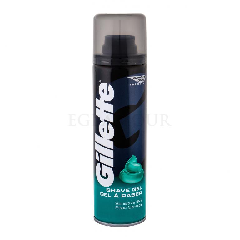 Gillette Shave Gel Sensitive Żel do golenia dla mężczyzn 200 ml