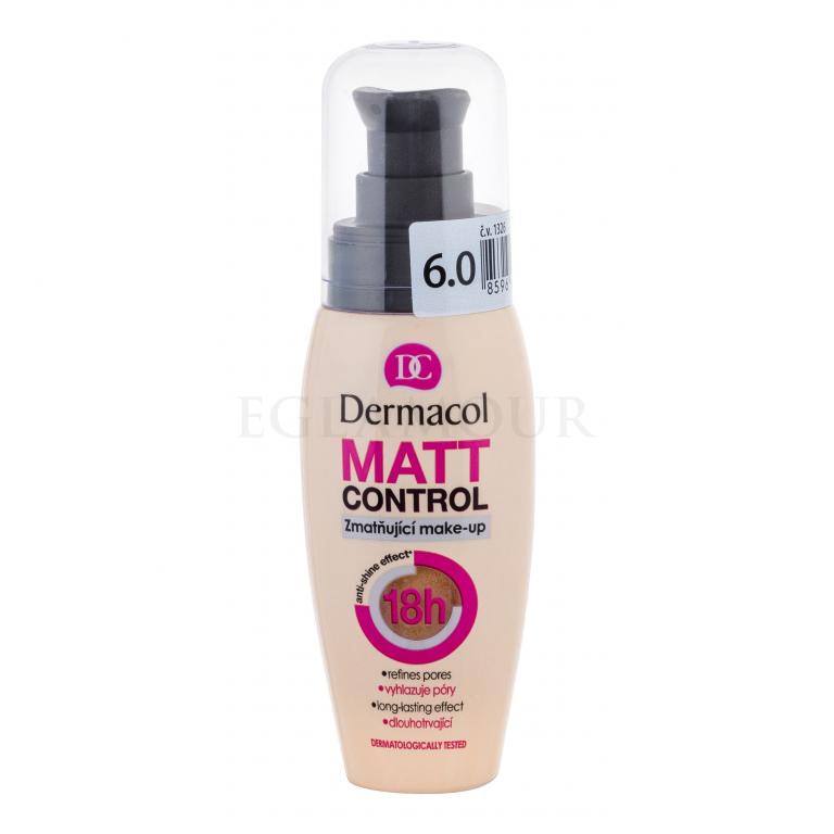 Dermacol Matt Control Podkład dla kobiet 30 ml Odcień 6.0