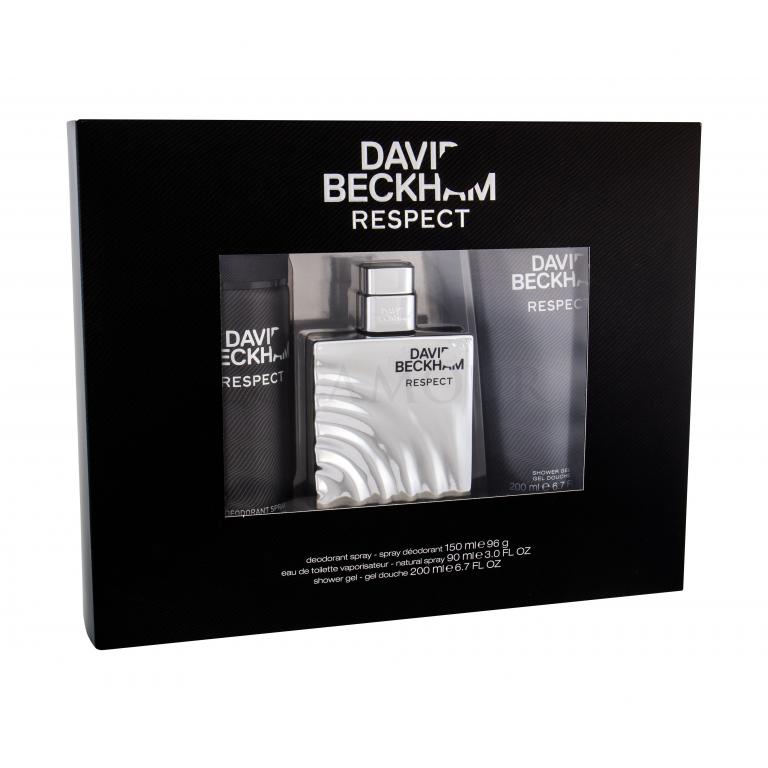 David Beckham Respect Zestaw Edt 90 ml + Żel pod prysznic 200 ml