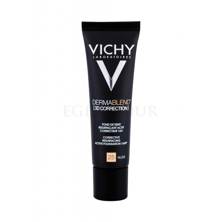 Vichy Dermablend™ 3D Antiwrinkle &amp; Firming Day Cream SPF25 Podkład dla kobiet 30 ml Odcień 25 Nude