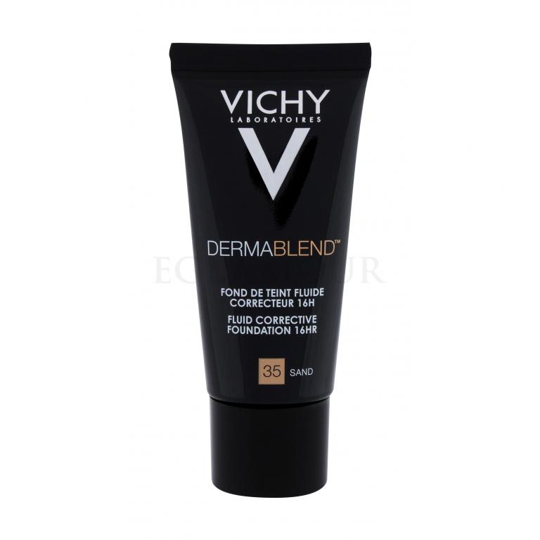 Vichy Dermablend™ Fluid Corrective Foundation SPF35 Podkład dla kobiet 30 ml Odcień 35 Sand