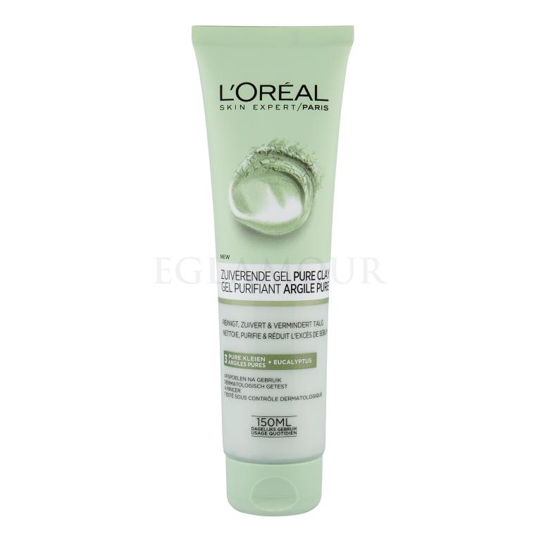 L&#039;Oréal Paris Pure Clay Purity Wash Żel oczyszczający dla kobiet 150 ml