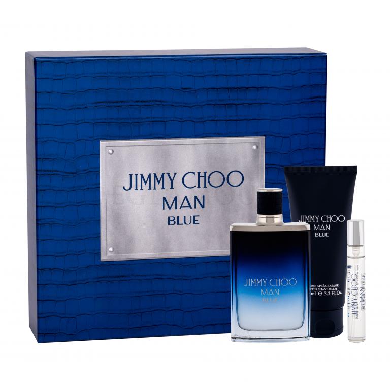 Jimmy Choo Jimmy Choo Man Blue Zestaw Edt 100 ml + Edt 7,5 ml + Balsam po goleniu 100 ml