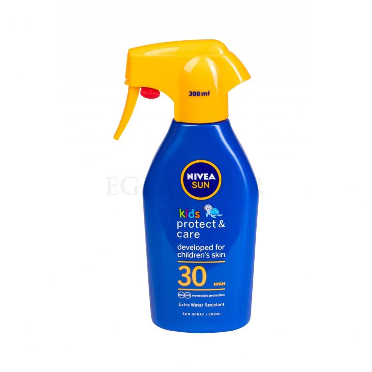 Nivea Sun Kids Protect &amp; Care Sun Spray SPF30 Preparat do opalania ciała dla dzieci 300 ml