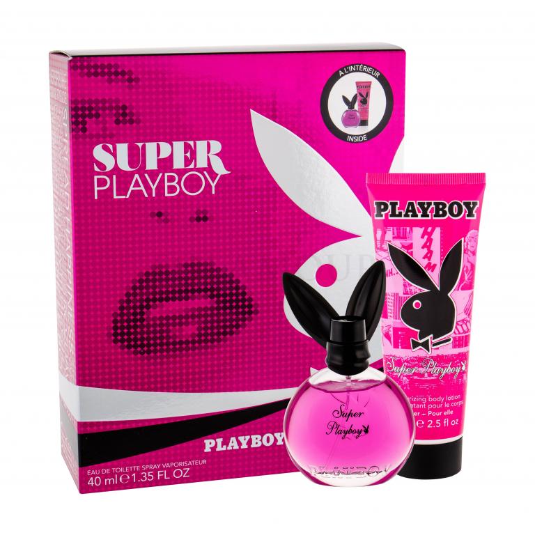 Playboy Super Playboy For Her Zestaw Edt 40 ml + Mleczko do ciała 75 ml