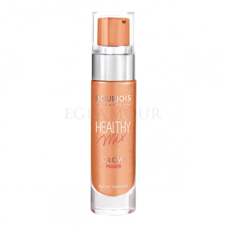 BOURJOIS Paris Healthy Mix Glow Baza pod makijaż dla kobiet 15 ml Odcień 02 Apricot Vitamined