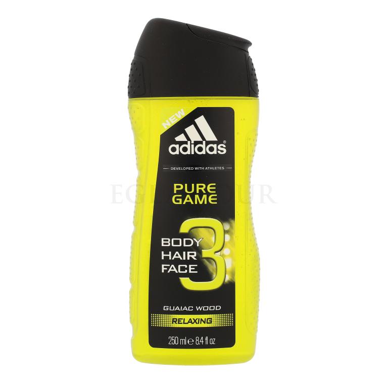 Adidas Pure Game 3in1 Żel pod prysznic dla mężczyzn 250 ml