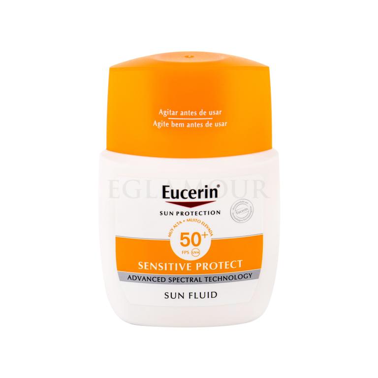 Eucerin Sun Sensitive Protect Sun Fluid Mattifying SPF50+ Preparat do opalania twarzy 50 ml