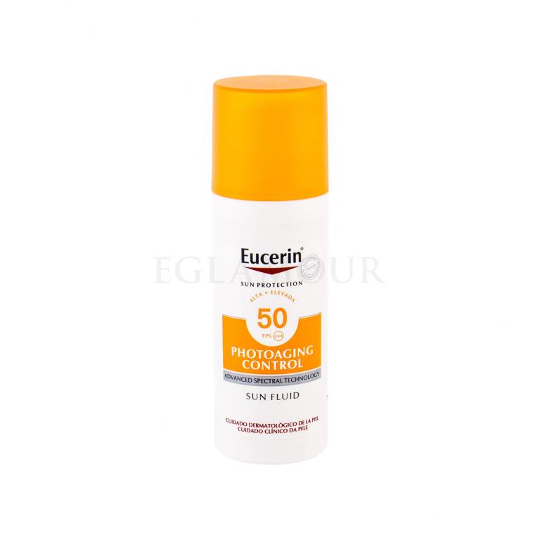 Eucerin Sun Protection Photoaging Control Sun Fluid SPF50 Preparat do opalania twarzy dla kobiet 50 ml