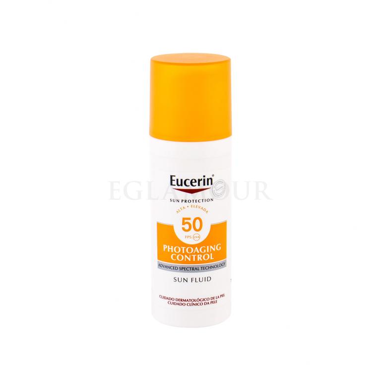 Eucerin Sun Protection Photoaging Control Face Sun Fluid SPF50 Preparat do opalania twarzy dla kobiet 50 ml