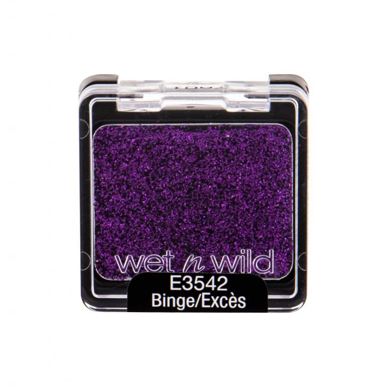 Wet n Wild Color Icon Glitter Single Cienie do powiek dla kobiet 1,4 g Odcień Binge