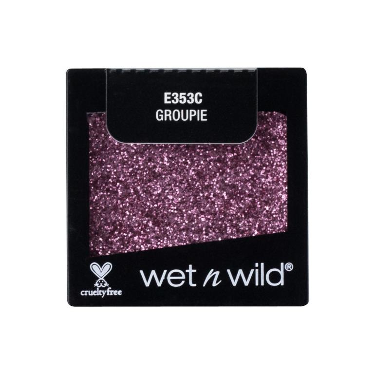 Wet n Wild Color Icon Glitter Single Cienie do powiek dla kobiet 1,4 g Odcień Groupie