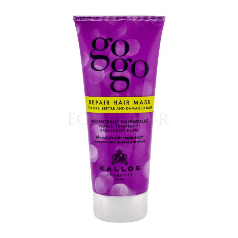 Kallos Cosmetics Gogo Repair Maska do włosów dla kobiet 200 ml