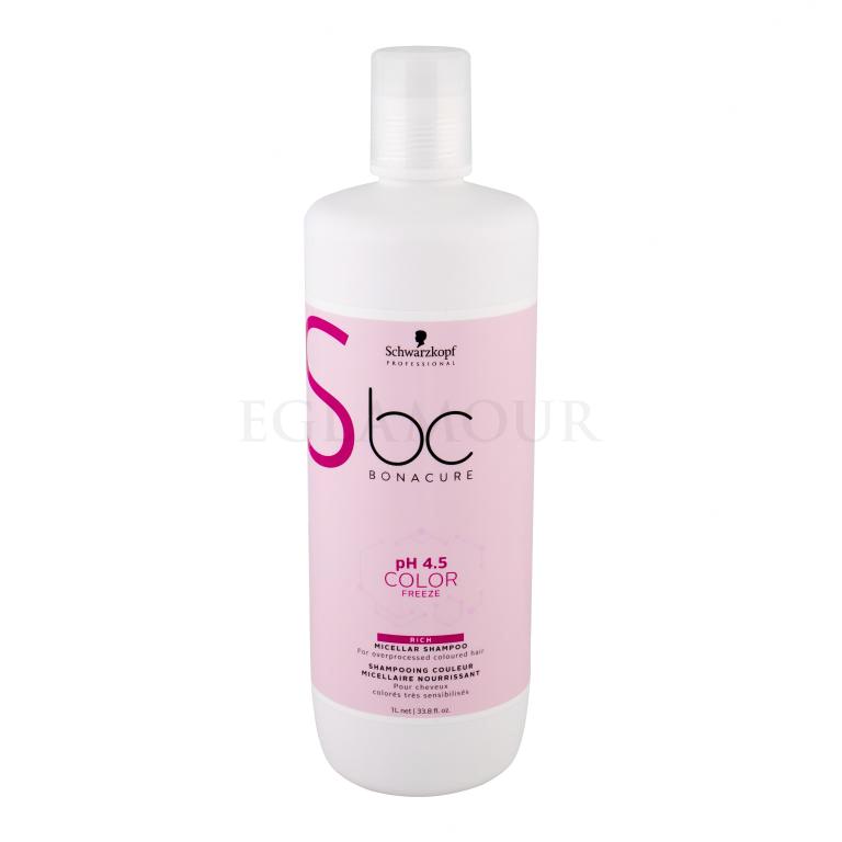 Schwarzkopf Professional BC Bonacure pH 4.5 Color Freeze Rich Micellar Szampon do włosów dla kobiet 1000 ml
