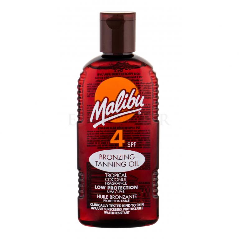 Malibu Bronzing Tanning Oil SPF4 Preparat do opalania ciała dla kobiet
