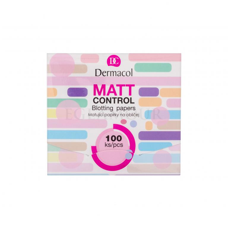 Dermacol Matt Control Blotting Papers Podkład dla kobiet 100 szt