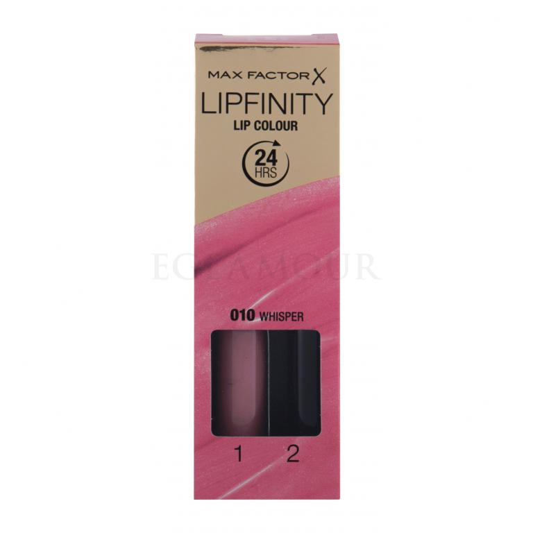 Max Factor Lipfinity 24HRS Lip Colour Pomadka dla kobiet 4,2 g Odcień 010 Whisper