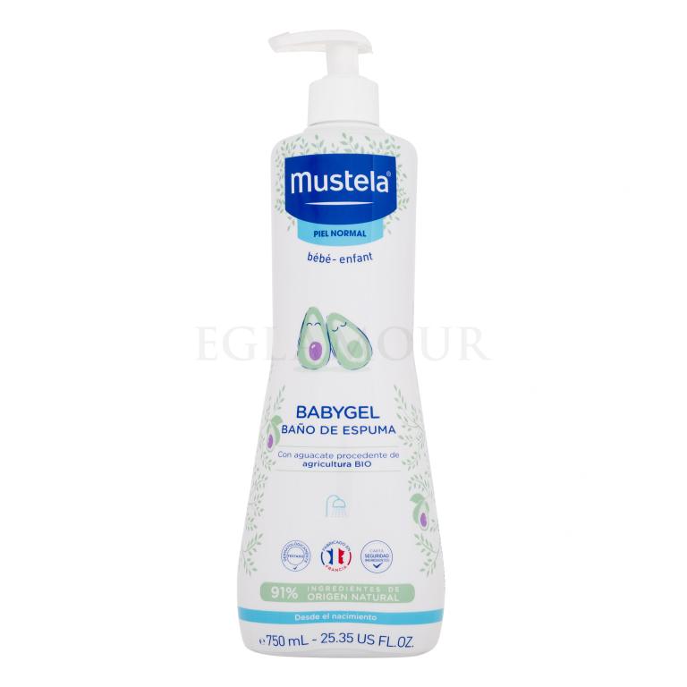 Mustela Bébé Multi-Sensory Bubble Bath Żel pod prysznic dla dzieci 750 ml