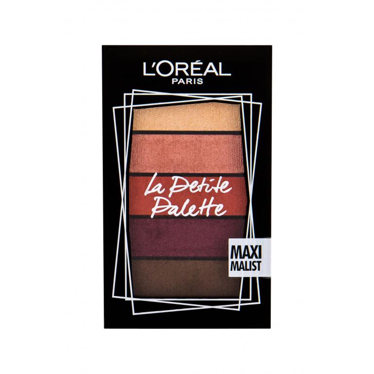 L&#039;Oréal Paris La Petite Palette Cienie do powiek dla kobiet 4 g Odcień Maximalist