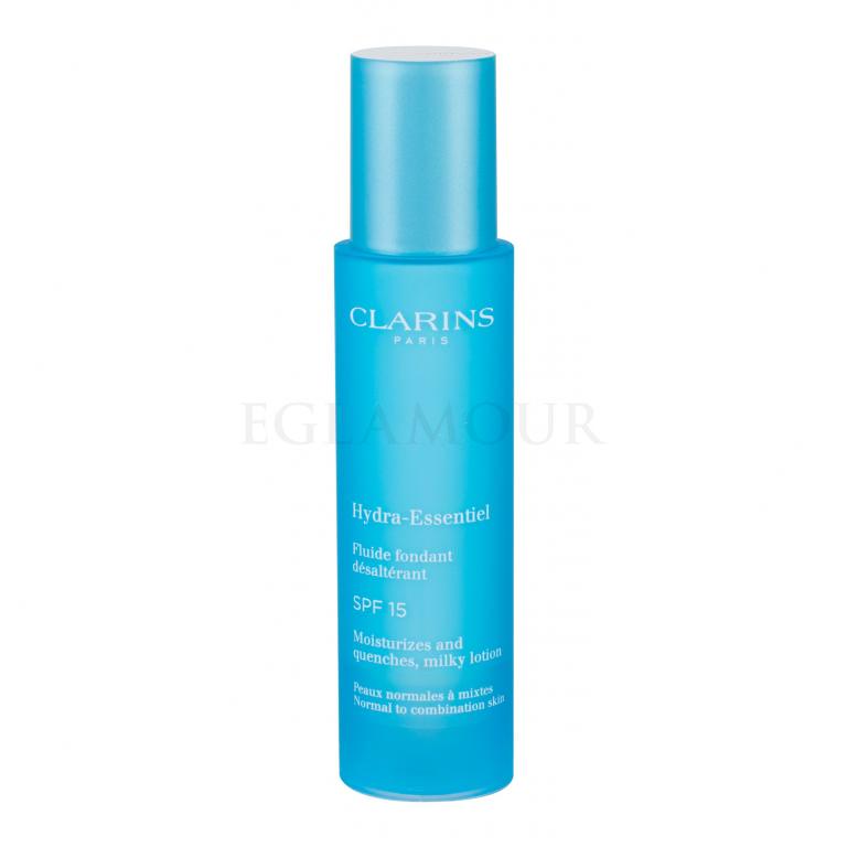 Clarins Hydra-Essentiel Milky Fluid SPF15 Krem do twarzy na dzień dla kobiet 50 ml tester