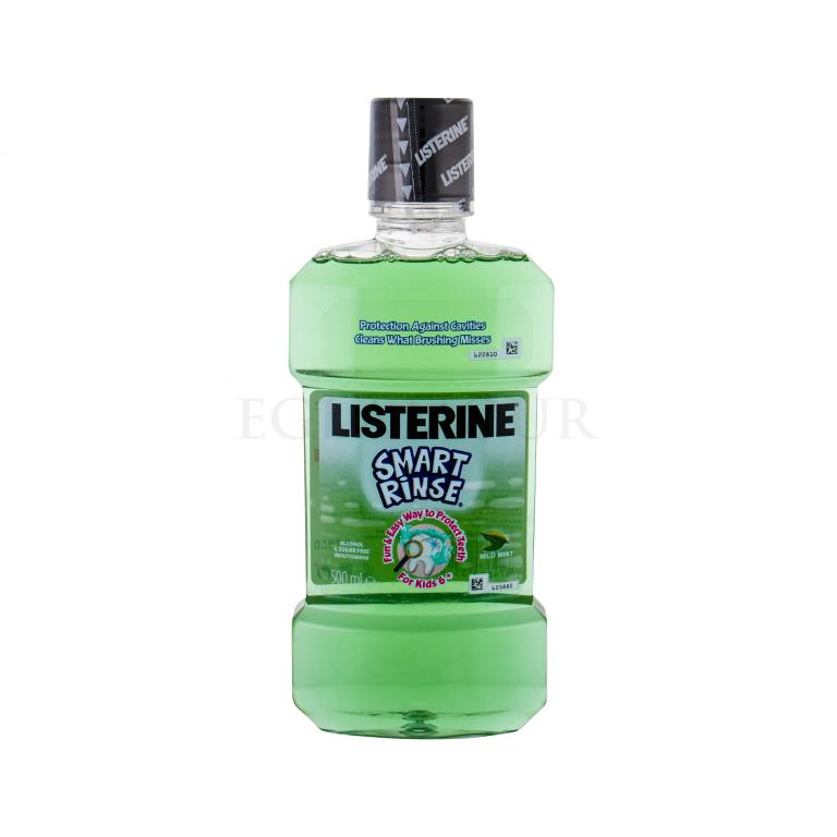 Listerine Smart Rinse Mild Mint Płyn do płukania ust dla dzieci 500 ml