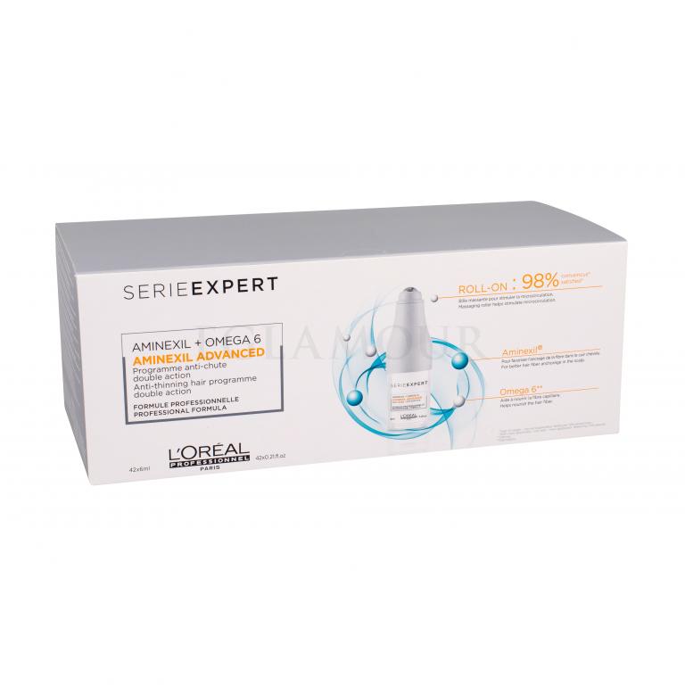 L&#039;Oréal Professionnel Série Expert Aminexil Advanced Preparat przeciw wypadaniu włosów dla kobiet 42x6 ml